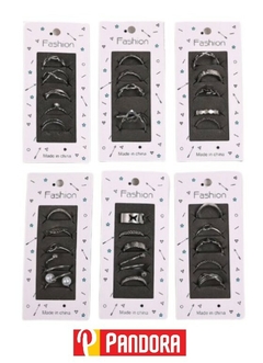 SET DE ANILLOS METALICOS FORMAS PLATEADOS NO.TFNBT-013-P (7373381439725)
