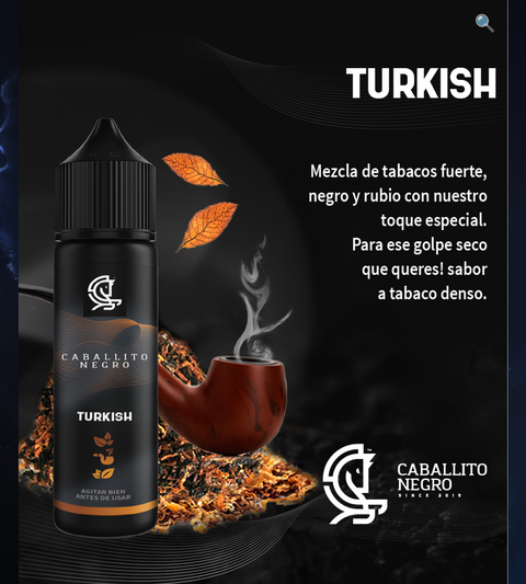 LIQUIDO CABALLITO NEGRO TURKISH 60ML - 3MG (109175)
