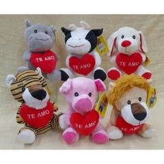 PELUCHE TS - ANIMALITOS CORAZON TE AMO (109139)