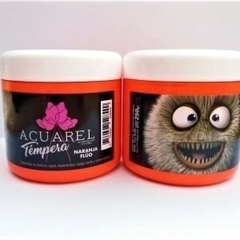 TEMPERA NARANJA FLUO ACUAREL (754697527165)