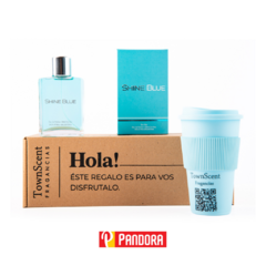BOX TOWN SCENT FRAGANCIA + VASO TERMICO OH DARLING/SHINE BLUE (7795513050248)