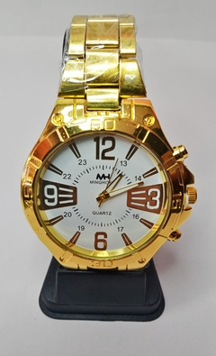 RELOJ DE PULSERA MALLA CUERO/ACERO (109136)