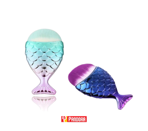 BROCHA DE MAQUILLAJE TIPO PEZ COD:LH3-611 (6920003030320)