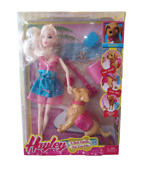 MUÑECA HAYLEY CON MASCOTA TP003 (6920210800037)