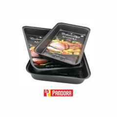 ASADERA ANTIADHERENTE HOME BASICS 32X22CM (7781911322124)