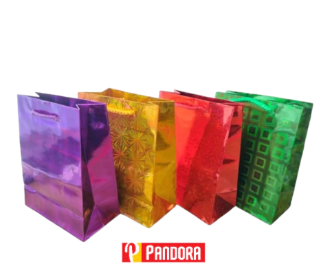BOLSA COLORES BRILLO 33X26 CM (02506)