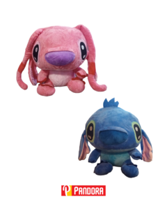 PELUCHE STITCH AZUL Y ROSA 30CM (03488)