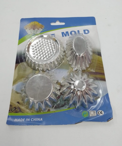 MINI MOLDES X4 DE HOJALATA (6922901083378)