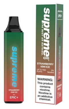 VAPER DESCARTABLE SUPREME 7000 PUFFS STRAWBERRY KIWI ICE (656874255437)