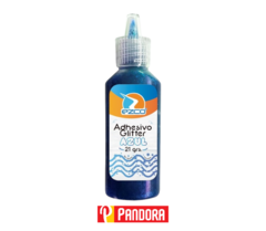 ADHESIVO EZCO GLITTER AZUL 21G (4666664070139)