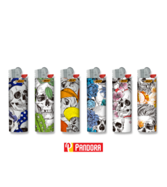 ENCENDEDOR BIC GRANDE ESTAMPADO CALAVERA (7501843503008)