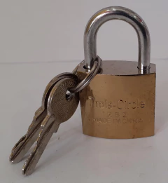 CANDADOS TROIS CIRCLE BRASS PADLOCK 25MM (6930170604972) - comprar online