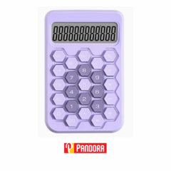 CALCULADORA DEXIN DX-801 COLOR PASTEL PANAL DE ABEJA (6972614848016)