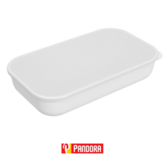 BOWL RECTANGULAR PLASTICO 23 X 16 CM (05187)