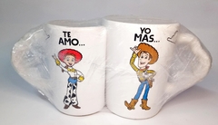 TAZA DOBLE PERSONAJES (03325) - tienda online