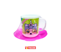 TAZA CON PLATO SIMONES (0092626535073)