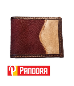 BILLETERA CUERO BORDO (02389)