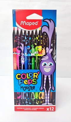 LAPICES DE COLORES MAPED MONSTER X12 (3154148626121)
