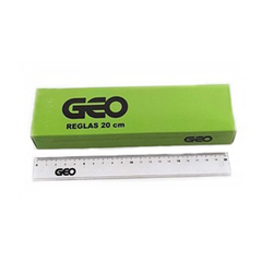 REGLA GEO ACRILICO 20CM (02574)