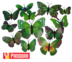 MARIPOSAS IMANTADAS X12 DECORATIVAS (6813200226880)