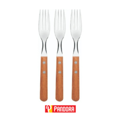 TENEDOR MANGO DE MADERA X3 (6921427402465)