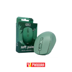 MOUSE INALAMBRICO SOFT PALM GTC VERDE (8452214111133) - comprar online