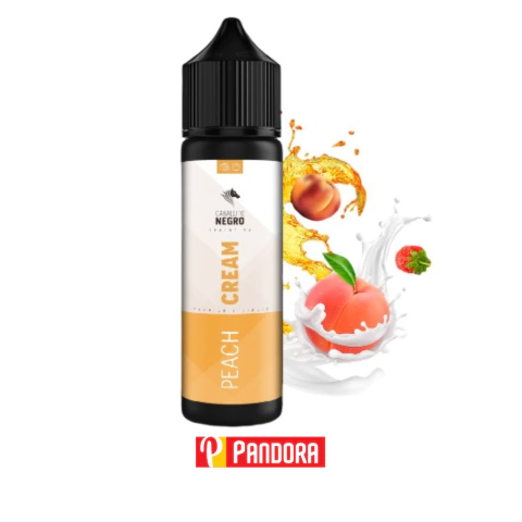 LIQUIDO CABALLITO NEGRO PEACH CREAM 120ML-3MG (10328)