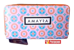 BILLETERA AMAYRA DOS CIERRES DISEÑO B724 (6190067007242) en internet
