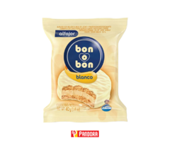 ALFAJOR BON O BON BLANCO SIMPLE (7790040613607)