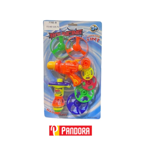 LANZADOR BOUNCING TOP GUN & TO 2 IN 1 ART. 7785B (8870000778528)