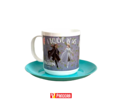 TAZA CON PLATO FROZEN (0092626529096)