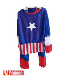 DISFRAZ INFANTIL - CAPITAN AMERICA (5899633415139)
