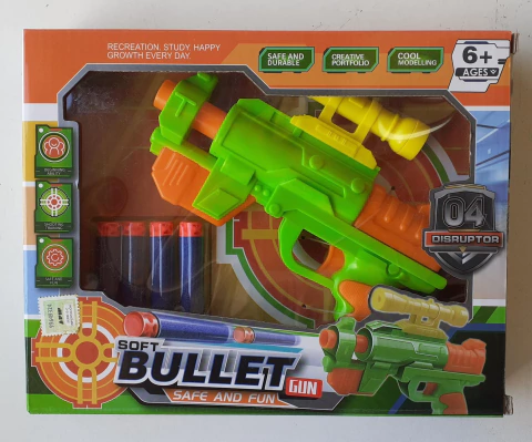 PISTOLA SOFT BULLET GUN BA200491 (7415485104915)