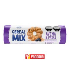 GALLETITAS CEREAL MIX AVENA & PASAS (7790040135741)