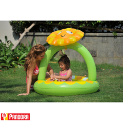 INFLABLE MINI PILETA CON ARCO FLOR 100X97CM JILONG NO:17390 (6920388616089) - comprar online