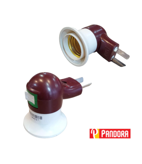 PORTA FOCO CON TECLA Y ENCHUFE (00473)