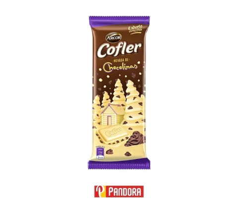CHOCOLATE COFLER BLANCO CON CHOCOLINAS 55G (7790580103538)