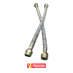 FLEXIBLE 1/2` MALLADO PARA AGUA BISON X2 40CM (7793439003539)