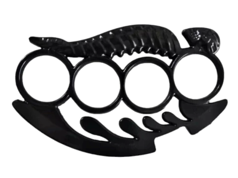 MANOPLA CON CALAVERA ESQUELETO (109501)