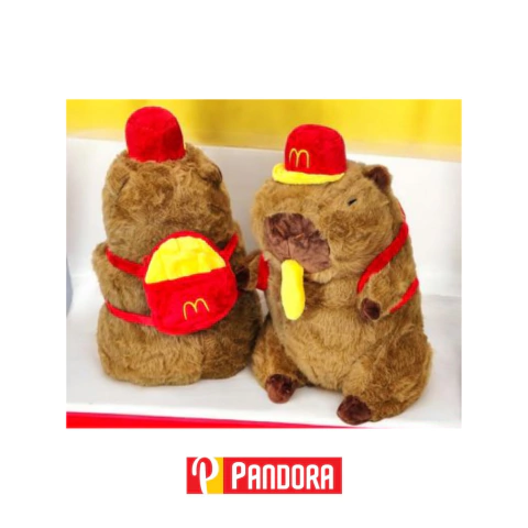 PELUCHE CAPIBARA MAC DONALD 45cm (110747)