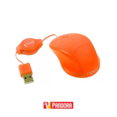 MINI MOUSE PORTATIL NOGA NGM-418 NARANJA (7798137703033)