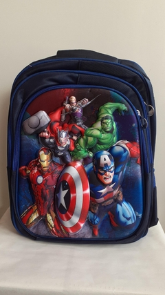 MOCHILA AVENGERS 16P ESP 3 CIERRES 1628 (15160)