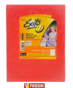 CUADERNO EXITO RAYADO N°1 UNIVERSO ROJO X48HS (7791762428074)