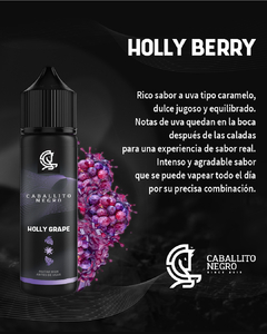LIQUIDO CABALLITO NEGRO HOLLY GRAPE 60ML-3MG (109181) - comprar online