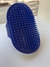 CEPILLO MANOPLA DE GOMA AZUL