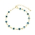Pulseira Olho Grego Banhada no Ouro 18k - comprar online