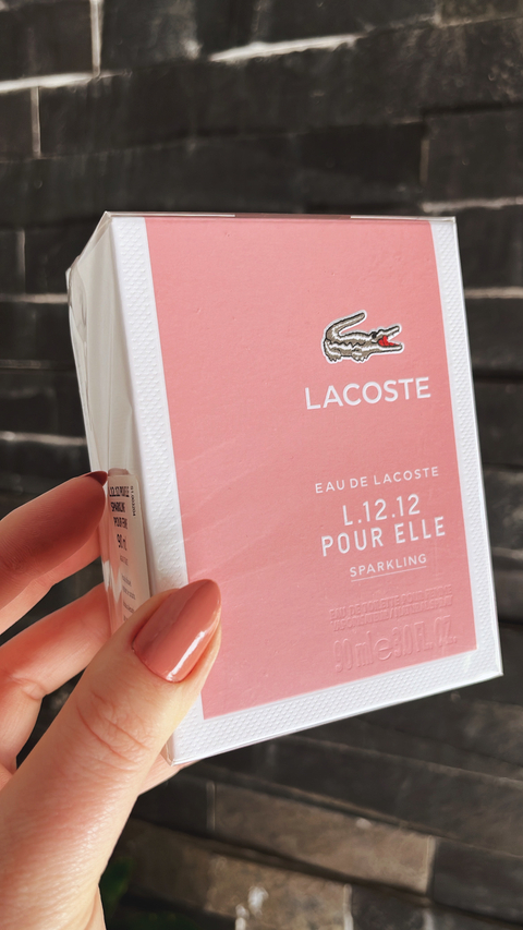 L.12.12 POUR ELLE SPARKLING LACOSTE EAU DE TOILETTE - PERFUME FEMININO 90ML