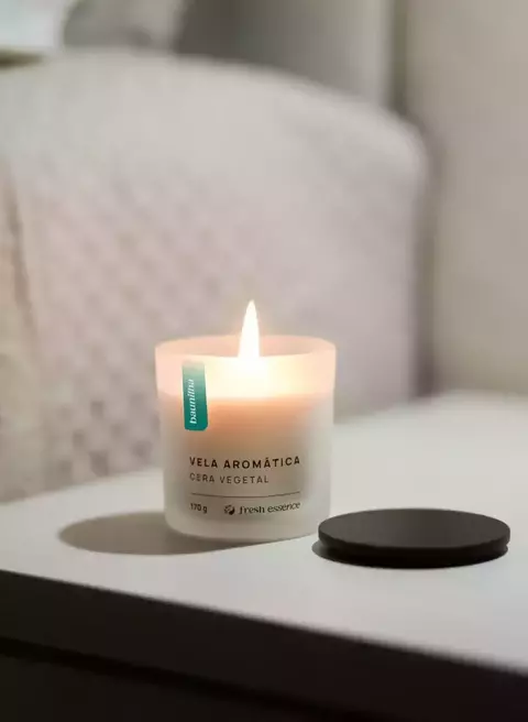 VELA AROMÁTICA BAUNILHA | FRESH ESSENCE 170G