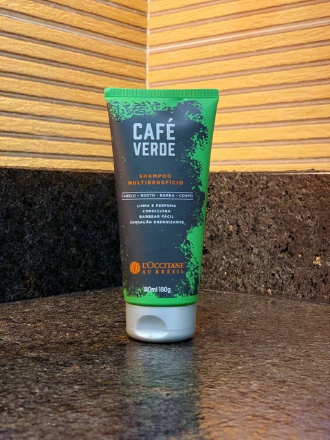SHAMPOO MULTIBENEFÍCIO CAFÉ VERDE 180ML L'OCCITANE AU BRÉSIL