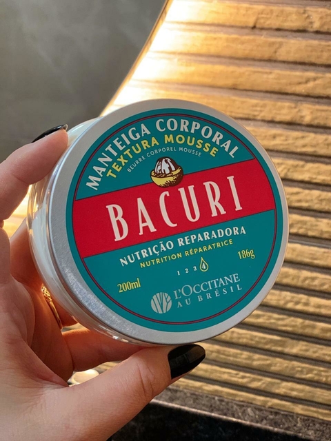 MANTEIGA CORPORAL TEXTURA MOUSSE BACURI 200ML L'OCCITANE AU BRÉSIL